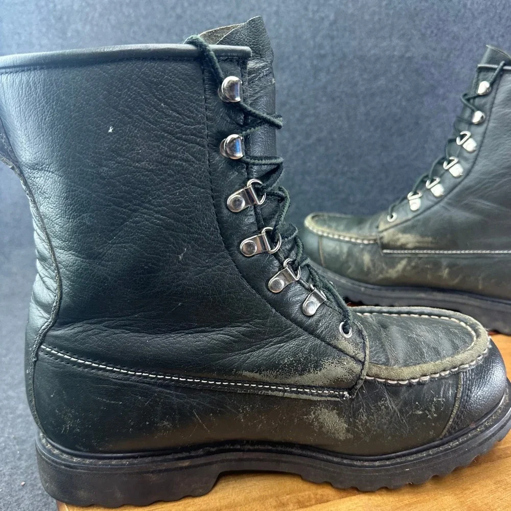 Cabelas Kangaroo Featherlight Hunting Boots 9.5EE Green Vibram Gumlite Upland